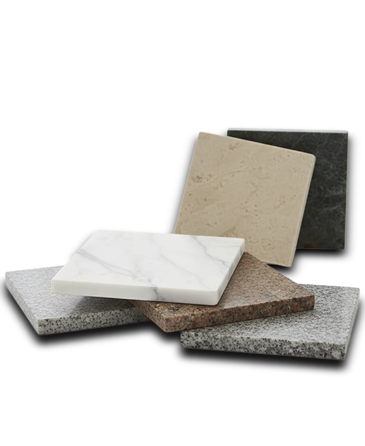 layers of marble and granite stones version 2